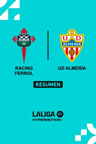 Resúmenes LALIGA HyperMotion (T24/25): Racing Ferrol - Almería