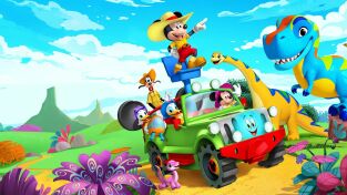 Disney Junior Mickey Mouse Funhouse (T3): Ep.2 El camino menos transitado / ¡Vardavar!