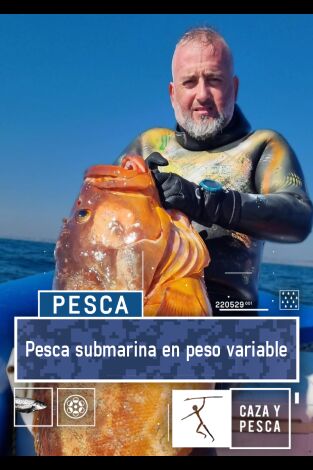 Pesca submarina en peso variable