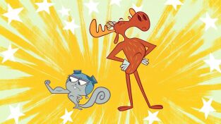 Las aventuras de Rocky y Bullwinkle (T1): Ep.15 Viaje AL-CEntro de la fama, capítulo 2