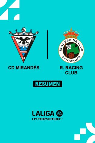 Resúmenes LALIGA HyperMotion (T24/25): Mirandés - Racing