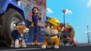 Equipo Rubble (T1): Ep.2 El equipo construye una tienda de bicis / El equipo construye una superbañera Equipo Rubble (T1): Ep.2 El equipo construye una tienda de bicis / El equipo construye una superbañera
