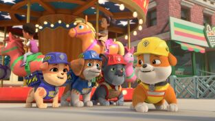 Equipo Rubble (T1): Ep.23 El equipo construye una fuente de luces / El equipo construye un tiovivo