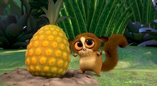 Viva el Rey Julien (T1): Ep.14 La piña de mis ojos