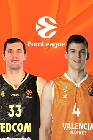 Euroliga de baloncesto (T25/26): Mónaco - Valencia Basket Euroliga de baloncesto (T25/26): Mónaco - Valencia Basket