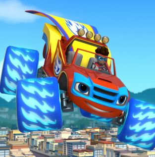 Blaze y los Monster Machines (T7): Ep.17 Las superruedas contra el creaburbujas