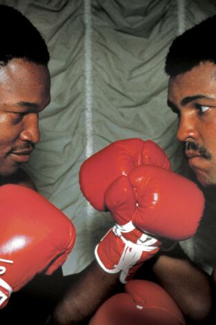 Muhammad Ali y Larry Holmes