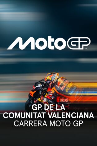 MotoGP - GP de la Comunitat Valenciana (T2025): Carrera MotoGP