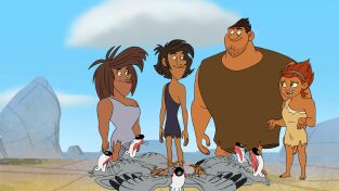 El amanecer de los Croods (T1): Ep.18 Más allá de los gritos / Gruñe algo