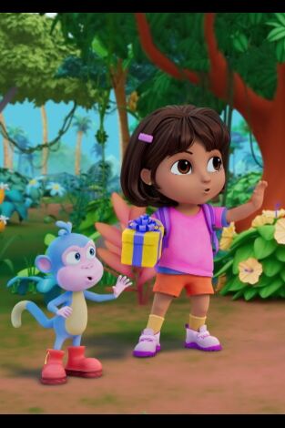 Dora (T1): Ep.5 Una aventura de amiversario/ Sorpresa de cumpleaños de Swiper