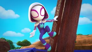 Marvel Spidey y su superequipo (T3): Ep.15 ¡Vamos, dinopoderes! Un fantasma en el museo