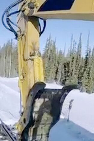 Alaska en tren: Atrapada en el hielo