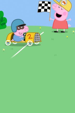 Peppa Pig (T6): Ep.6 El Coche De Carreras De George