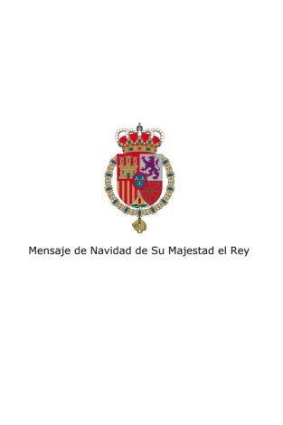Mensaje de Navidad de S.M. el Rey
