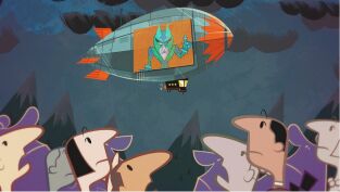 Las aventuras de Rocky y Bullwinkle (T1): Ep.26 Superalce y la ardilla maravilla, capítulo 5