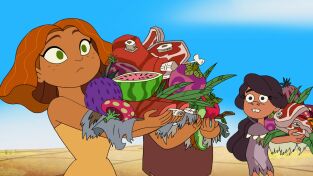 El amanecer de los Croods (T2): Ep.43 Puede que haya gigantes en el cielo/La historia más Grug jamás contada