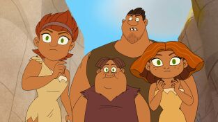 El amanecer de los Croods (T1): Ep.14 Abu, El Fantasma Desagradable / Sandy Mala