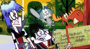 Las aventuras de Rocky y Bullwinkle (T1): Ep.16 Viaje AL-CEntro de la fama, capítulo 3