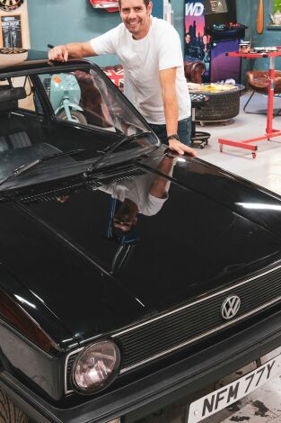 Joyas sobre ruedas: coches alucinantes: El VW Gold GTI de David