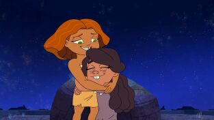 El amanecer de los Croods (T2): Ep.29 La chica del cañón/La aventura de la abuela