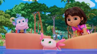 Dora (T1): Ep.6 El pequeño ajolote / Problema Burbuja
