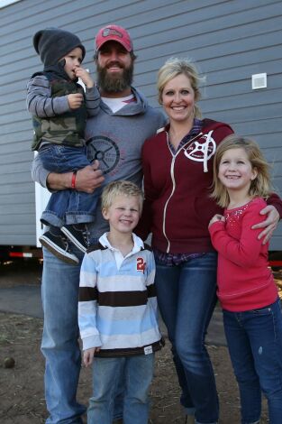 Minicasas sobre ruedas: Un casa diminuta para una familia de cinco personas