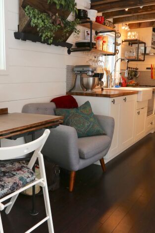 Minicasas sobre ruedas: Minicabaña en el bosque