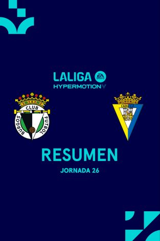 Resúmenes LALIGA HyperMotion (T25/26): Burgos - Cádiz
