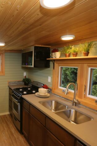 Minicasas sobre ruedas: Una casa del tamaño de una caja de zapatos