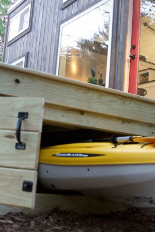 Minicasas sobre ruedas: Una casa del tamaño de una caja de zapatos