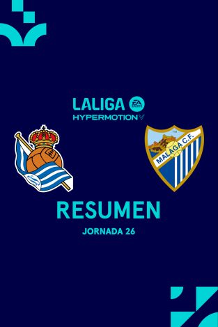 Resúmenes LALIGA HyperMotion (T25/26): Real Sociedad B - Málaga