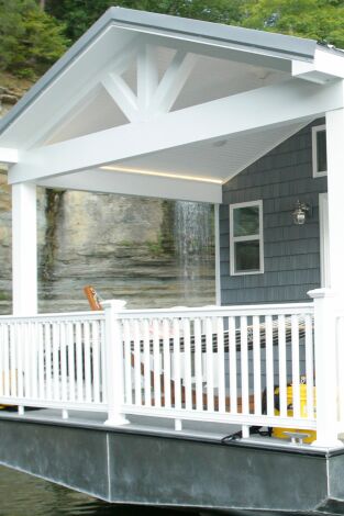 Minicasas sobre ruedas: Minicasa flotante de lujo