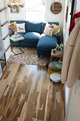 Minicasas sobre ruedas: Un miniparaíso elevado