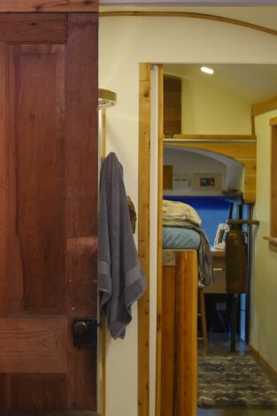 Minicasas sobre ruedas: Un miniautobús para un soltero