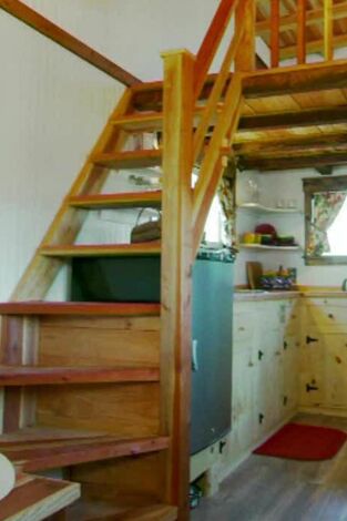 Minicasas sobre ruedas: Minicasa para cowboys