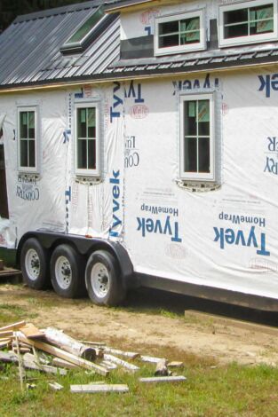 Minicasas sobre ruedas: Una casa pequeña que tiene de todo