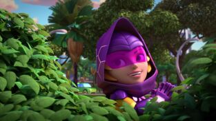 Iron Man y su superequipo (T1): Ep.14 El superequipo va de acampada / Enjambre y los bichos van a un concierto