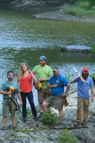 Restauradores de cabañas: Hito de Bunganuc Creek