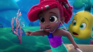 Disney Junior Ariel (T1): Ep.3 Travesuras en la Caverna de Cristal / Momento estandarte
