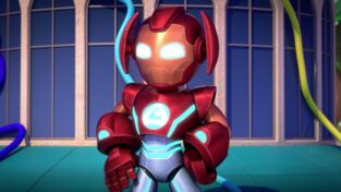 Iron Man y su superequipo (T1): Ep.15 Primera pelea de Redwing / El Hombre Absorbente brilla