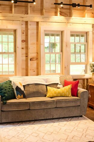 Restauradores de cabañas: Cabaña de esquiar de la familia