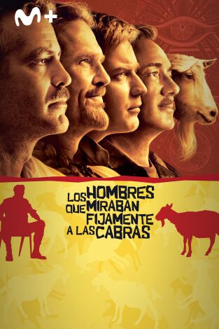 Los hombres que miraban fijamente a las cabras