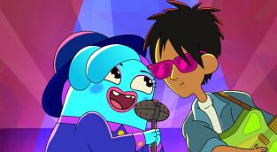 Home: Las aventuras de Tip y Oh (T1): Ep.14 Boy Boy Girl Band/Los Señores del Láser