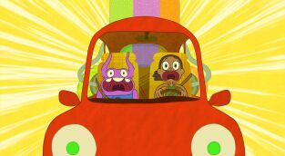 Home: Las aventuras de Tip y Oh (T1): Ep.24 Vándalos/Un día sin tecnología