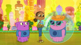 Home: Las aventuras de Tip y Oh (T2): Ep.27 La reina policía / Graduación roidiana