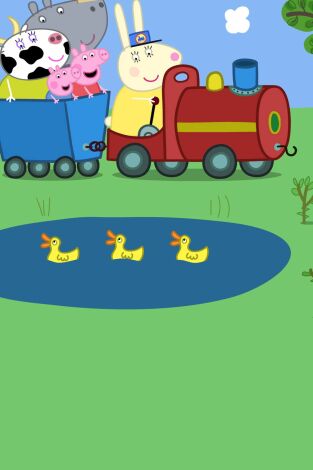 Peppa Pig (T5): Ep.20 El Tren Del Abuelo Pig Al Rescate