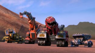 Dinotrux (T1): Ep.17 El circuito de carreras