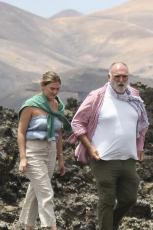 Jose Andrés y familia en España: Lanzarote