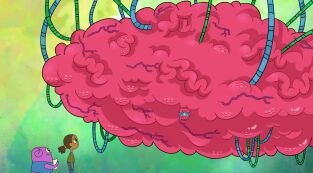 Home: Las aventuras de Tip y Oh (T1): Ep.17 El Gran Cerebro buv/Los pook pooks