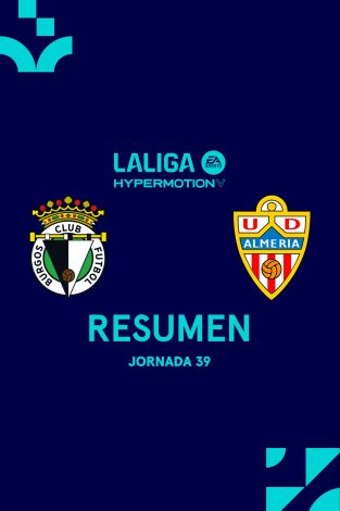 Resúmenes LALIGA HyperMotion (T25/26): Burgos - Almería